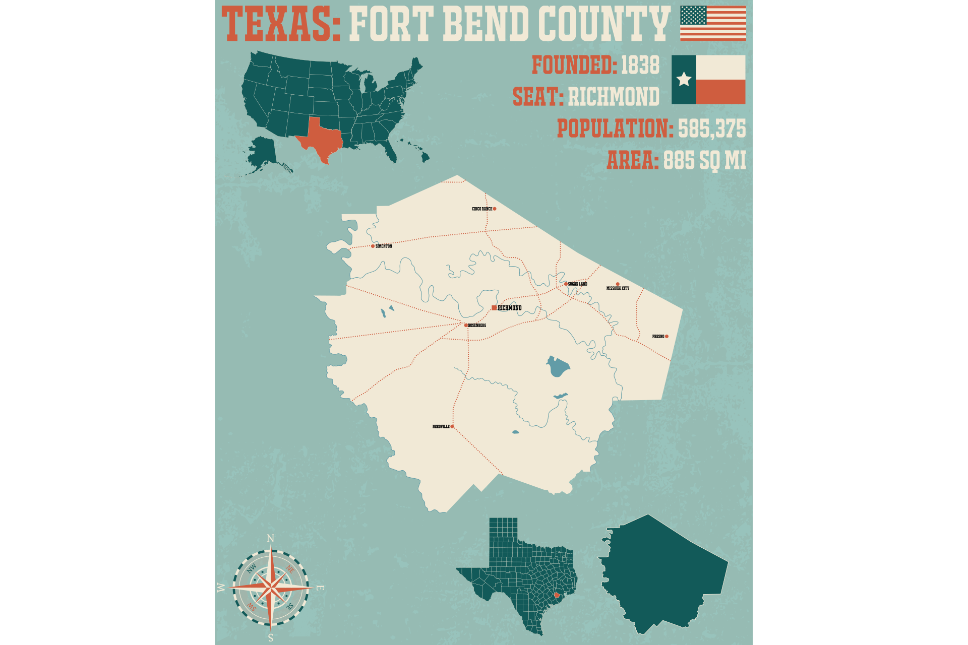 Fort-Bends-County-Map Fort Bend County Map