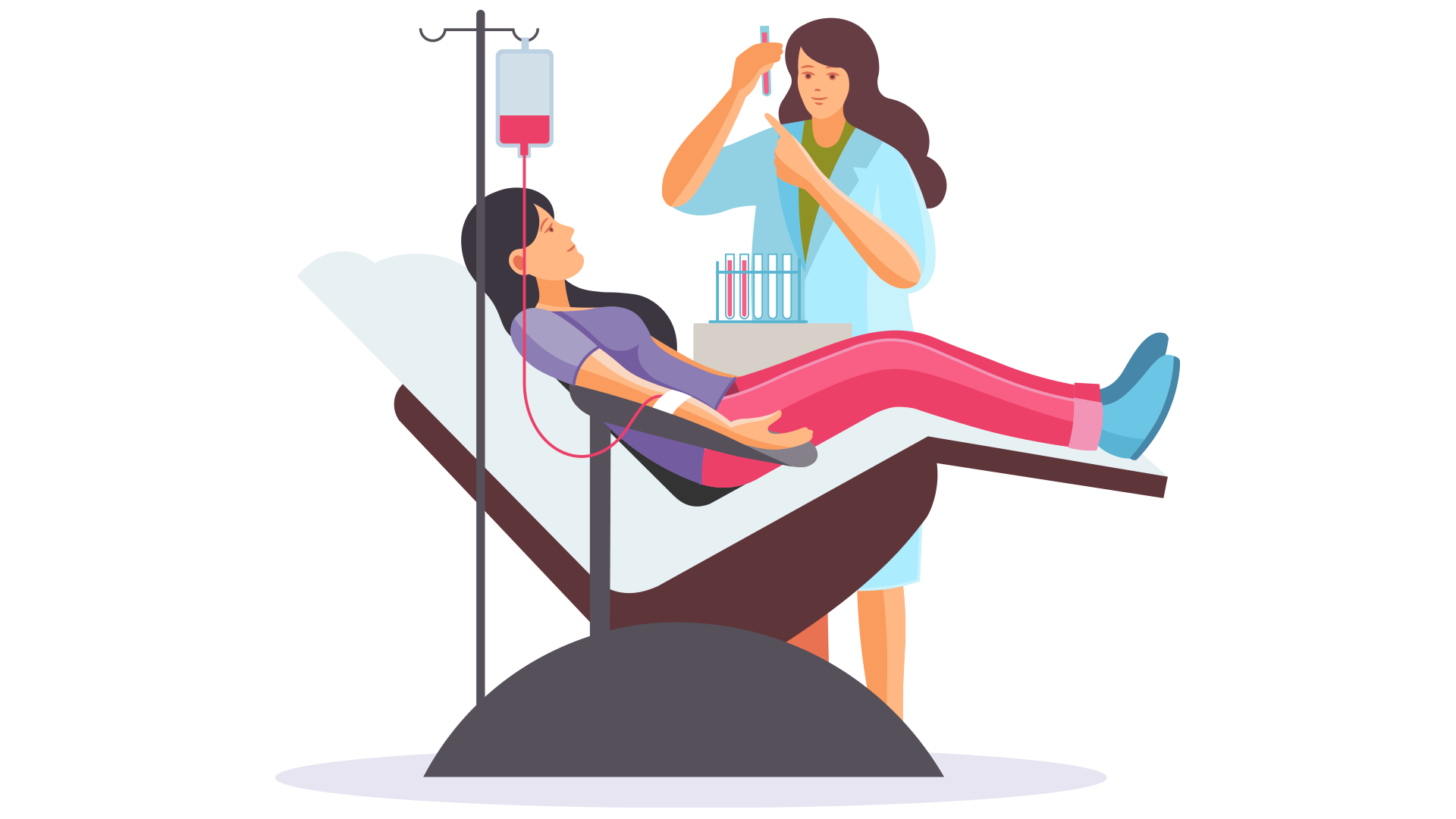 process of blood donation