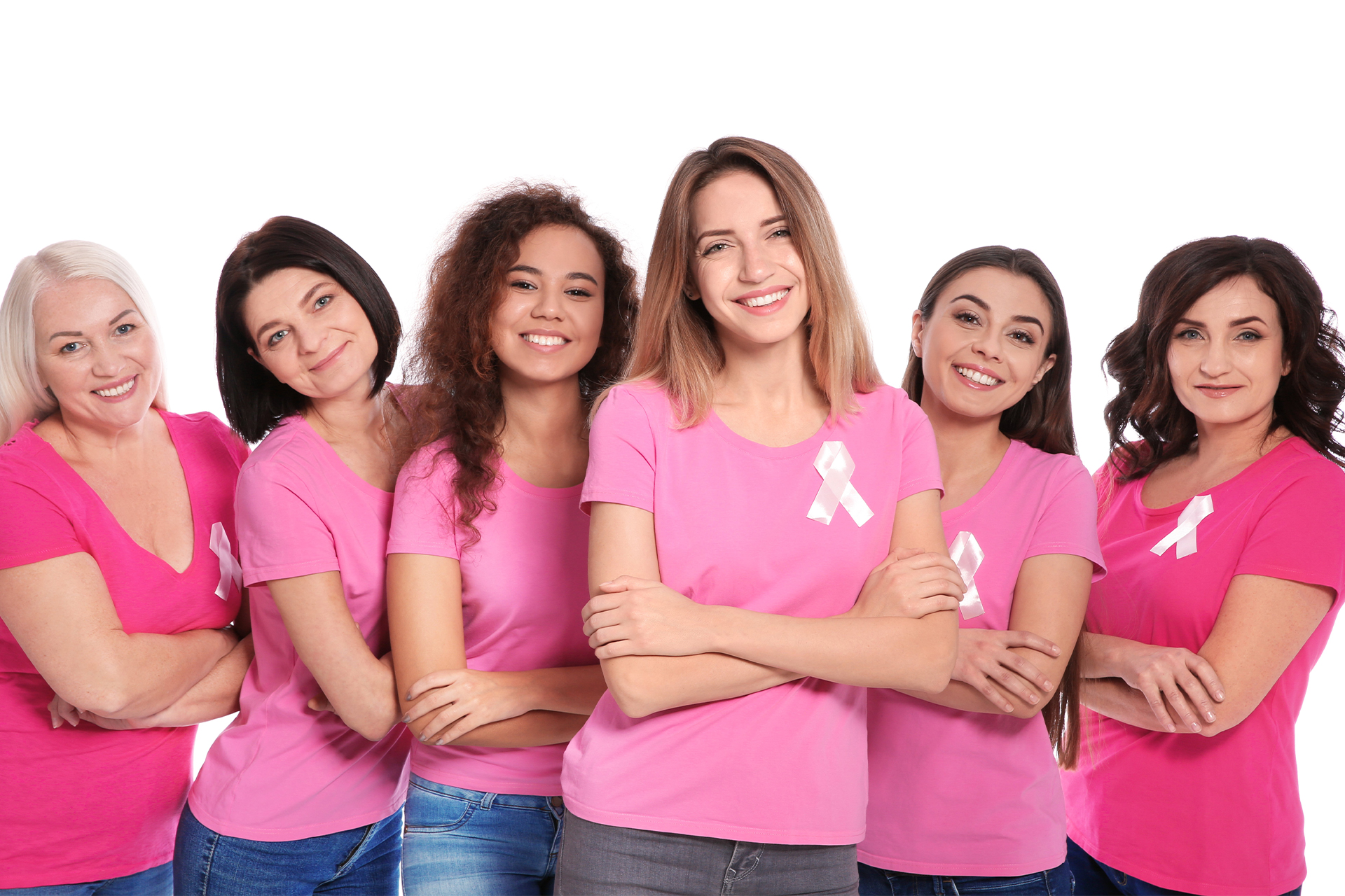 women fighting for breast cancer