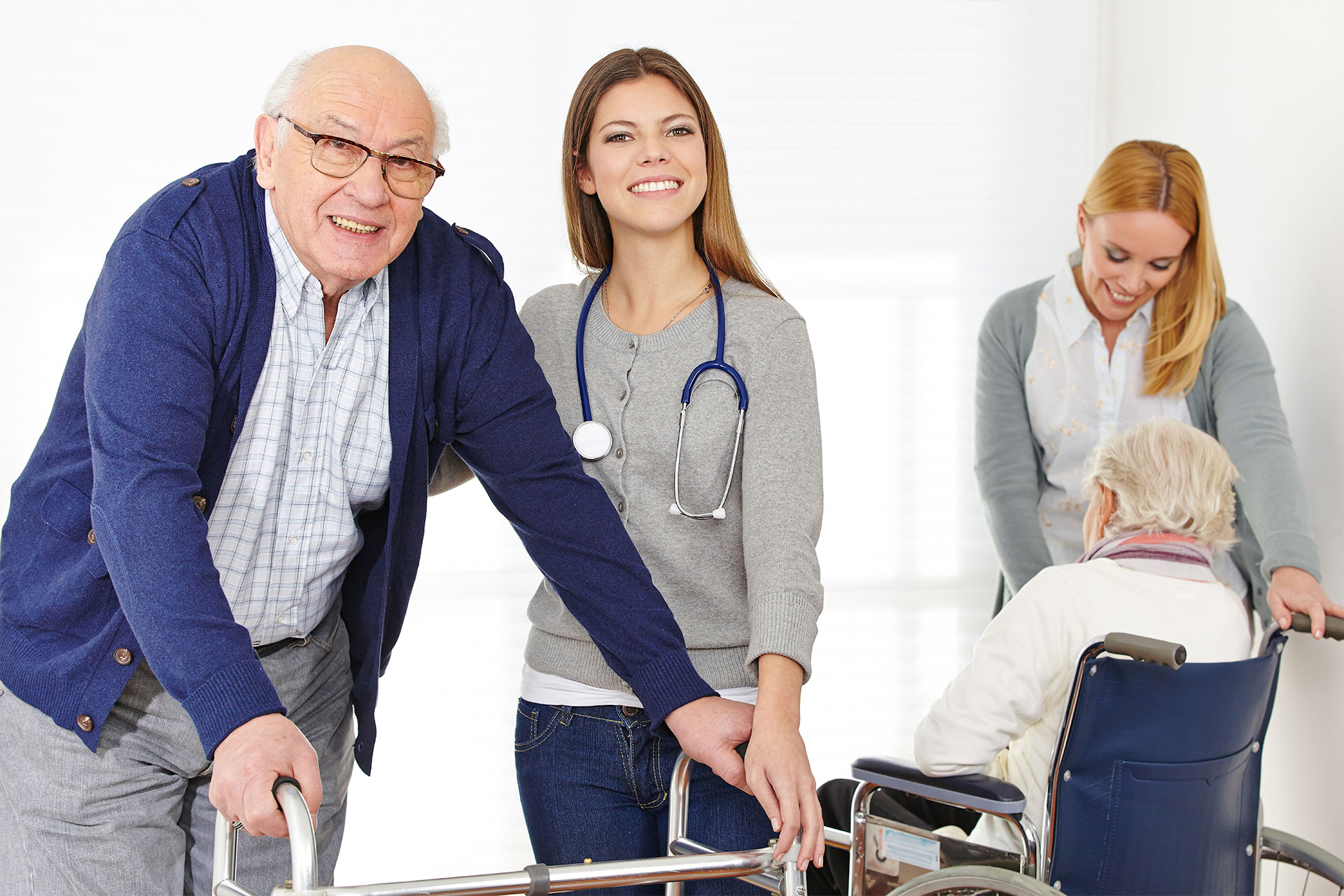 Hero-Nurse-Assisted-Care-Walker-Wheelchair
