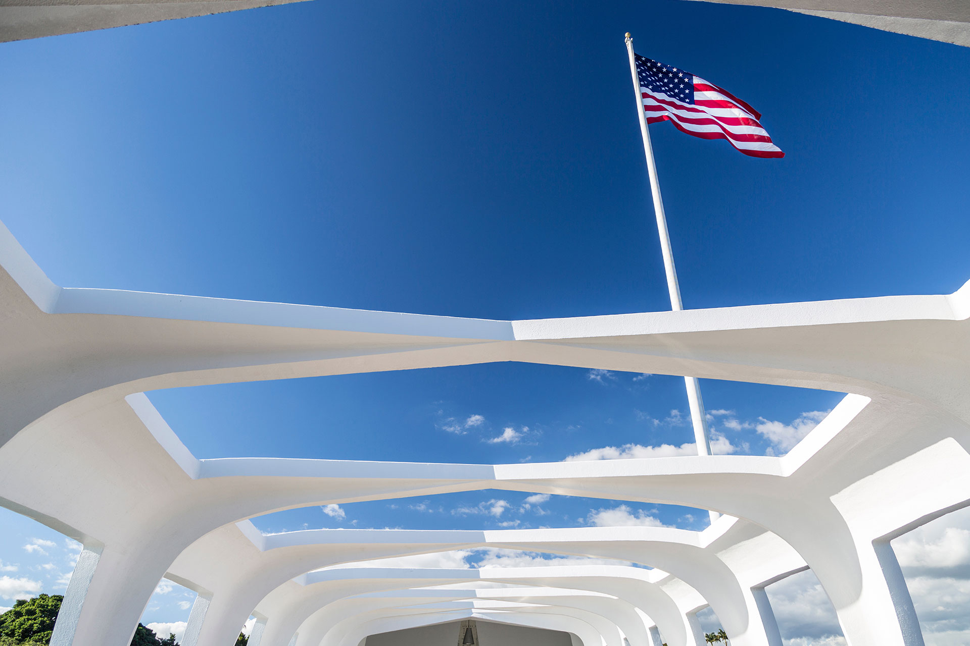 Pearl harbor commemoration flag