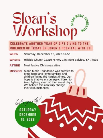 sloans workshop Christmas event